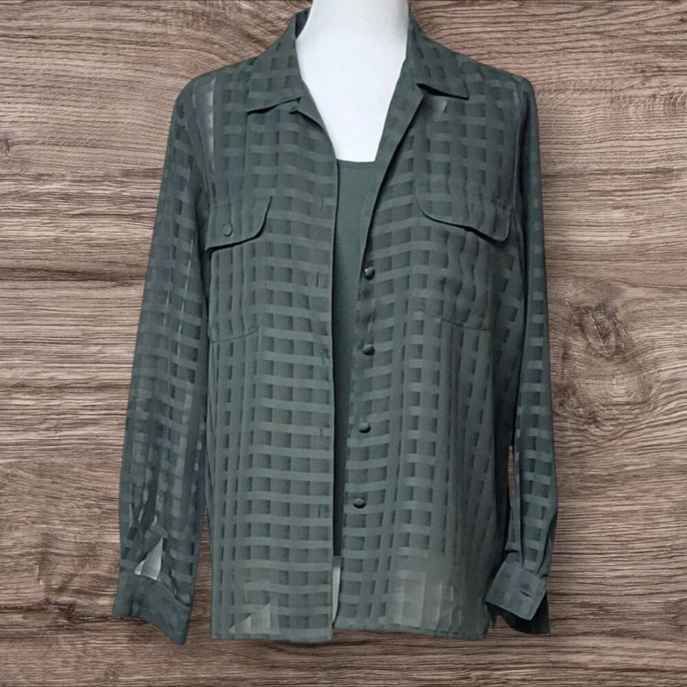 New! Size 10P, Liz Baker Blouse Set